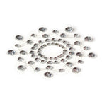 Cache-tetons bijou Mimi Bijoux Indiscrets en strass transparents montes sur fil, decoration corporelle adhesive scintillante a poser en un geste sur les tetons