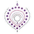 Cache-tétons bijoux corporels lilas et rose — vue principale