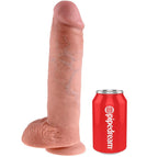 king cock 11 chair de gode avec boules 28 cm