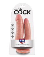 Double pénétrateur réaliste à ventouse — détail produit