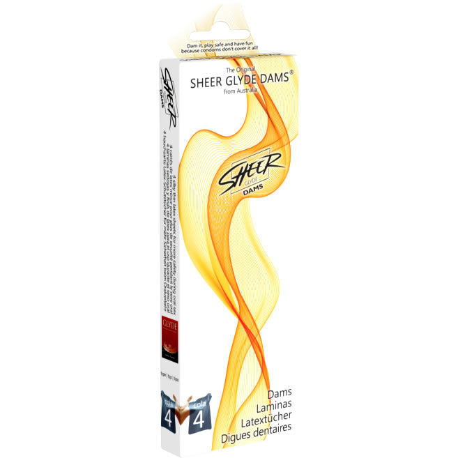 Digue dentaire en latex pour sexe oral — détail produit