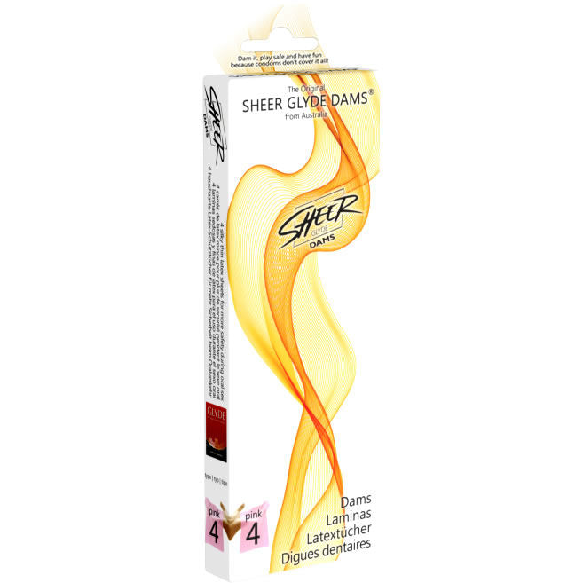 Digue dentaire latex saveur fraise pour sexe oral — détail produit