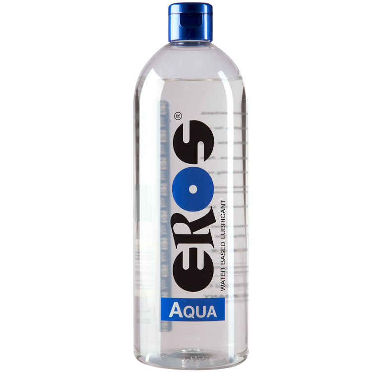 Lubrifiant base eau dense longue glisse Aqua — vue de profil