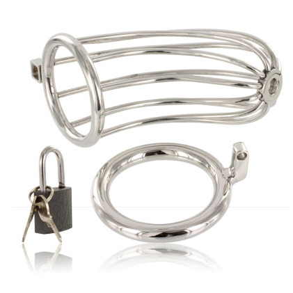 Cage de chasteté anneau en acier inoxydable — détail produit