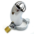 Anneau de chasteté en acier inoxydable avec cadenas — vue principale