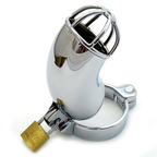 Anneau de chasteté en acier inoxydable avec cadenas — vue principale