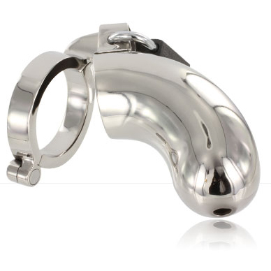 Anneau de chasteté en acier inoxydable avec cadenas — vue principale