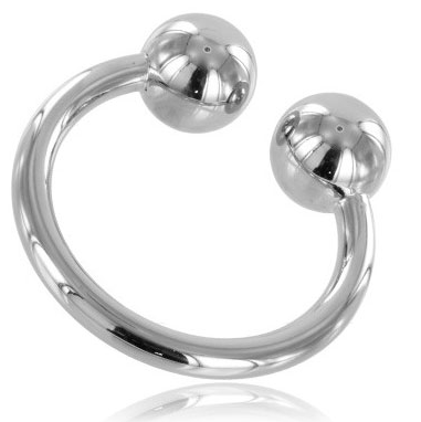 Anneau de gland en acier petit diamètre — vue de profil