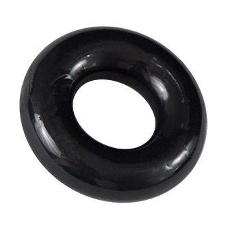 Anneau de pénis noir TPR flexible — vue principale