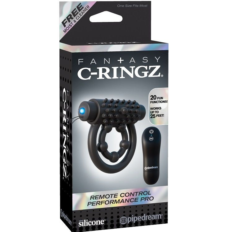 Anneau pénien vibrant avec télécommande — détail produit