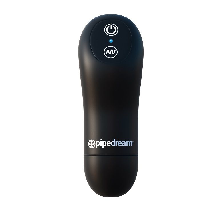 Telecommande sans fil Pipedream noire avec boutons marche et modes, accessoire de pilotage a distance du cockring vibrant Performance Pro.
