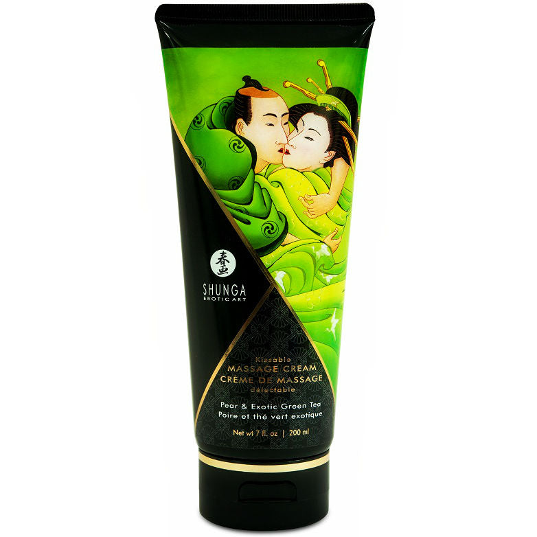 Crème de massage Shunga poire & thé vert 200 ml — vue principale