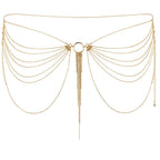 bijoux magnifique bijou chaine metal pour taille doree