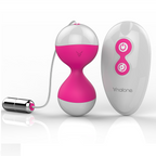 Boules de Geisha vibrantes avec télécommande — vue de dos
