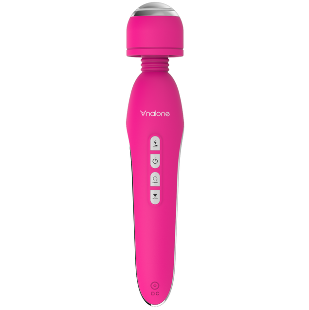 Stimulateur vibrant avec tête à micro-courants — vue de dos