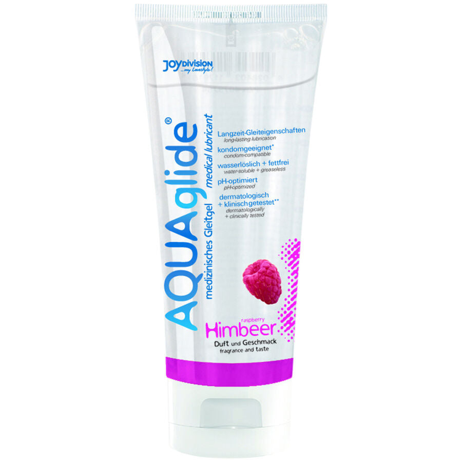 Lubrifiant gourmand framboise base eau 100 ml — vue principale