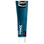 Tube PeniX active creme de soin intime homme Joydivision, design bleu fonce avec buste masculin denude illustre en haut, creme a appliquer en massage zone externe