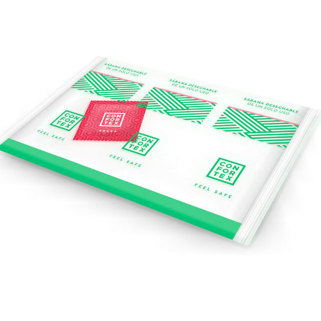 Draps de protection jetables avec préservatif offert — détail produit