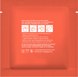 Préservatifs Confortex Nature boîte 144 unités — vue de dos