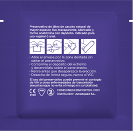 Préservatifs Confortex Nature 144 unités — vue de profil