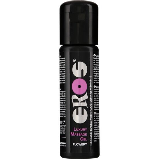 Gel de massage parfum floral base silicone — vue principale