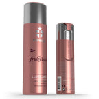 Lubrifiant gourmand vin mousseux fraise base eau — vue de profil