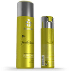 Lubrifiant gourmand vanille poire base eau — vue de profil