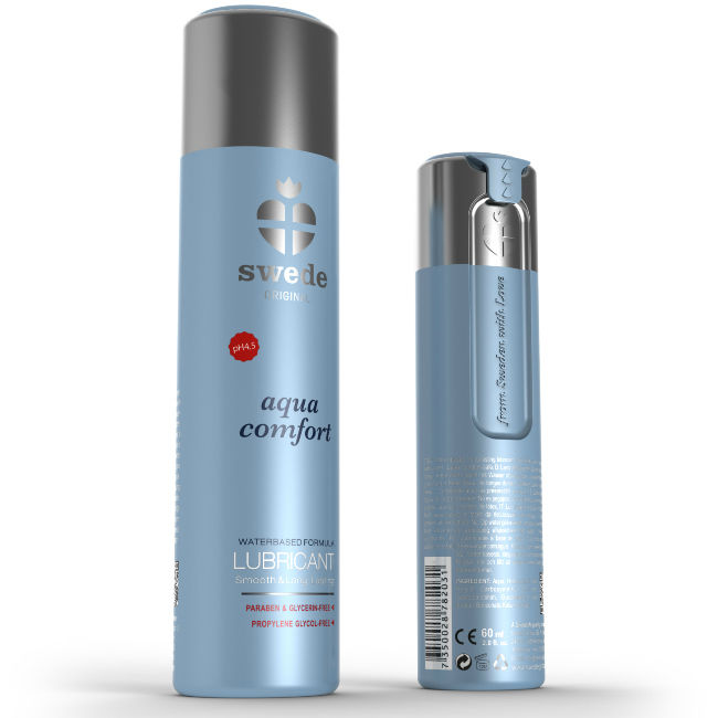 Lubrifiant base eau Aqua Comfort sans glycérine — vue de dos