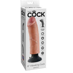 Gode réaliste vibrant à ventouse King Cock — détail produit
