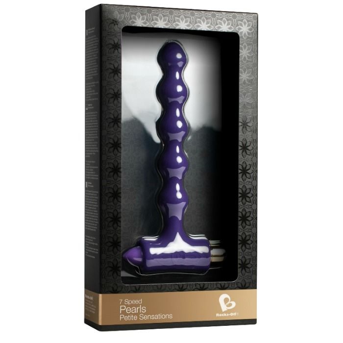 Plug anal vibrant en silicone ondulé — détail produit