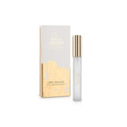 Coffret Oral Pleasure Bijoux Indiscrets : etui dore illustre et flacon givre du brillant a levres effet chaud-froid 13 ml, accessoire stimulant pour les caresses buccales.