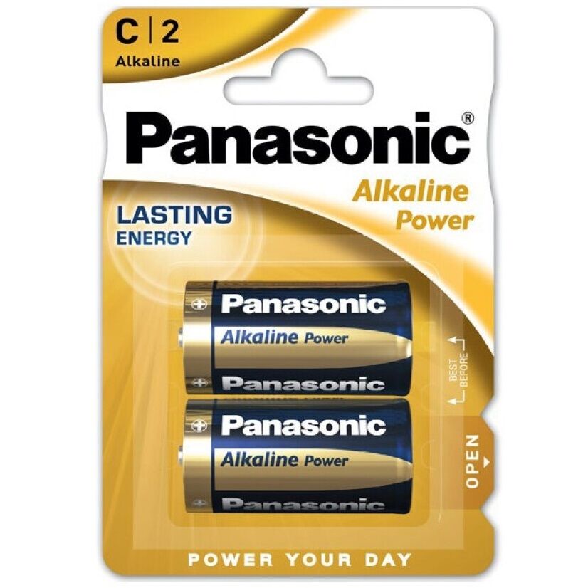 Piles LR14 longue durée Panasonic — vue principale