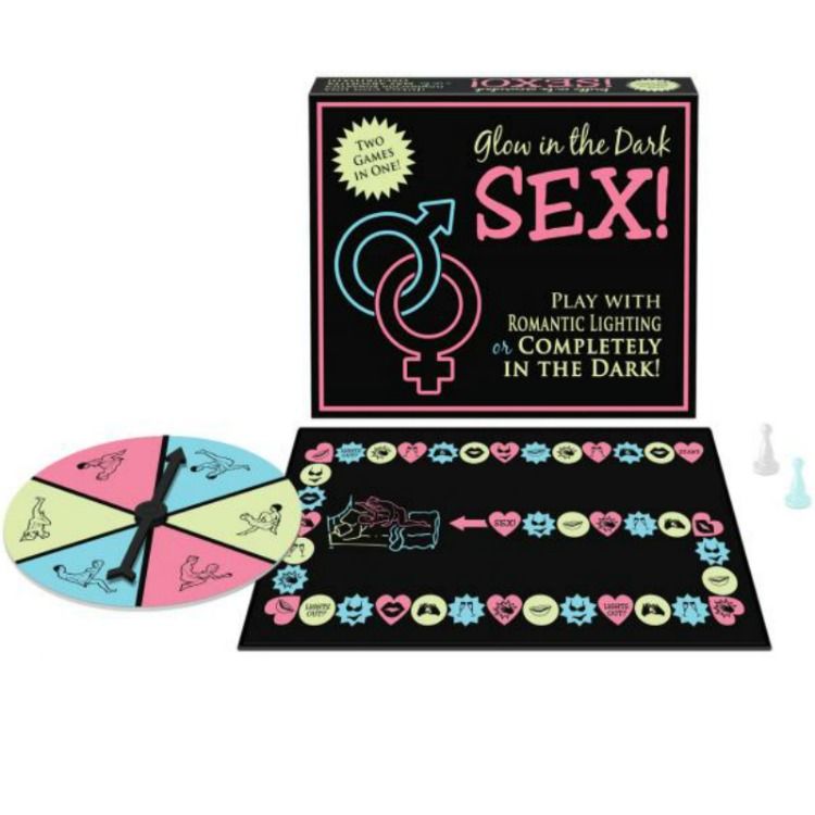 Jeu de société érotique Sexe brille dans le noir — vue principale