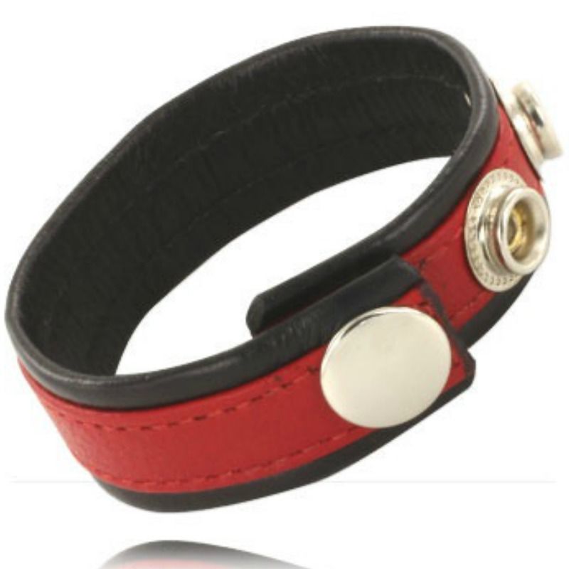 Sangle pénienne réglable en cuir Leather Body — vue de profil