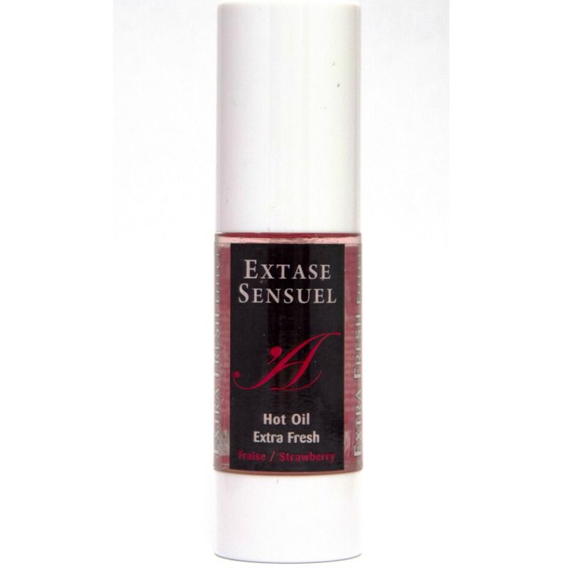 Huile de massage effet fraise extra fraîche 30 ml — détail produit