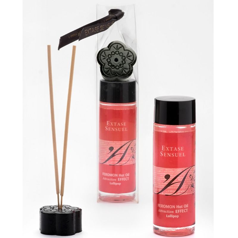Huile de massage chauffante gourmande 100 ml — détail produit