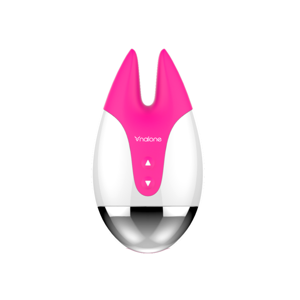 Stimulateur clitoridien externe ergonomique — vue de dos