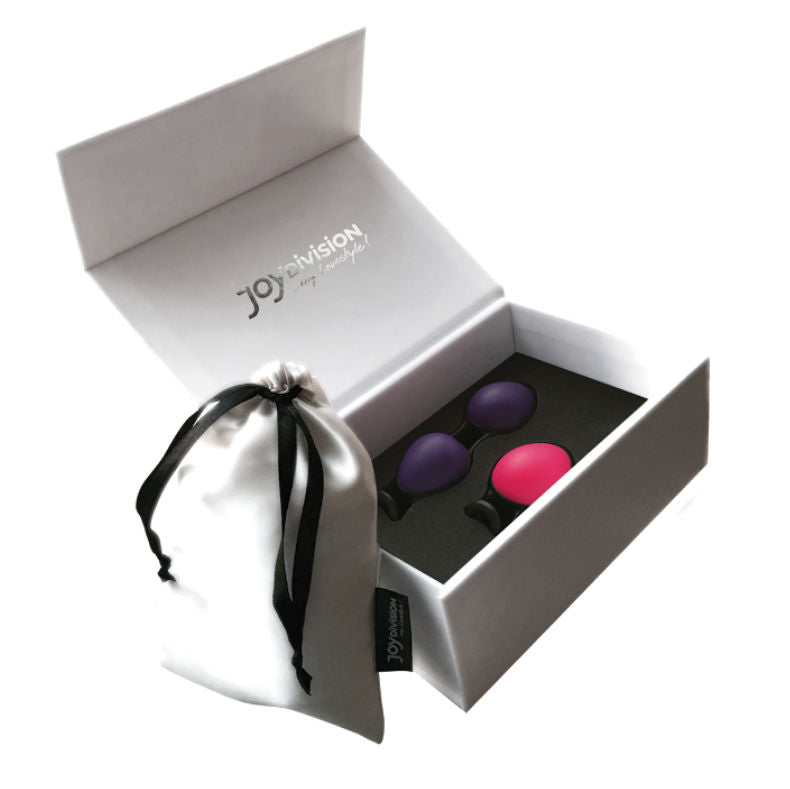 Coffret de boules de geisha en silicone médical — vue de profil