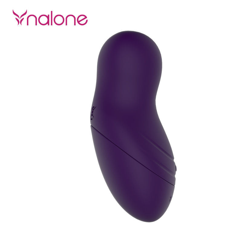 Stimulateur en silicone souple à cœur gel — détail texture surface