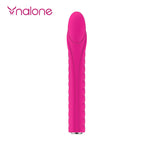 Vibromasseur point G ultra flexible texturé — détail texture surface