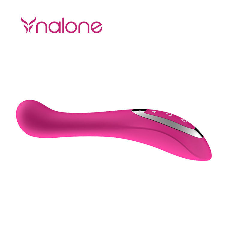 Vibromasseur point G à commande tactile — détail texture surface