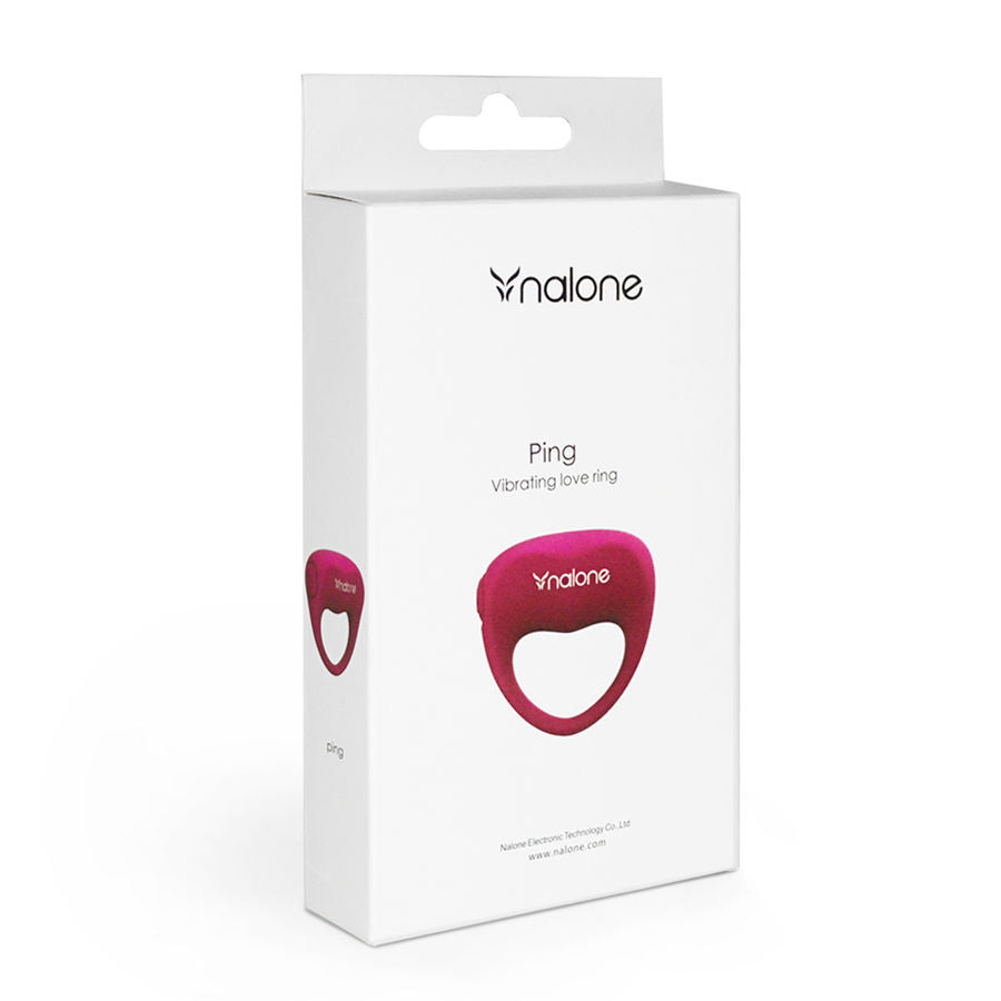 Anneau vibrant en silicone pour couple — vue de profil