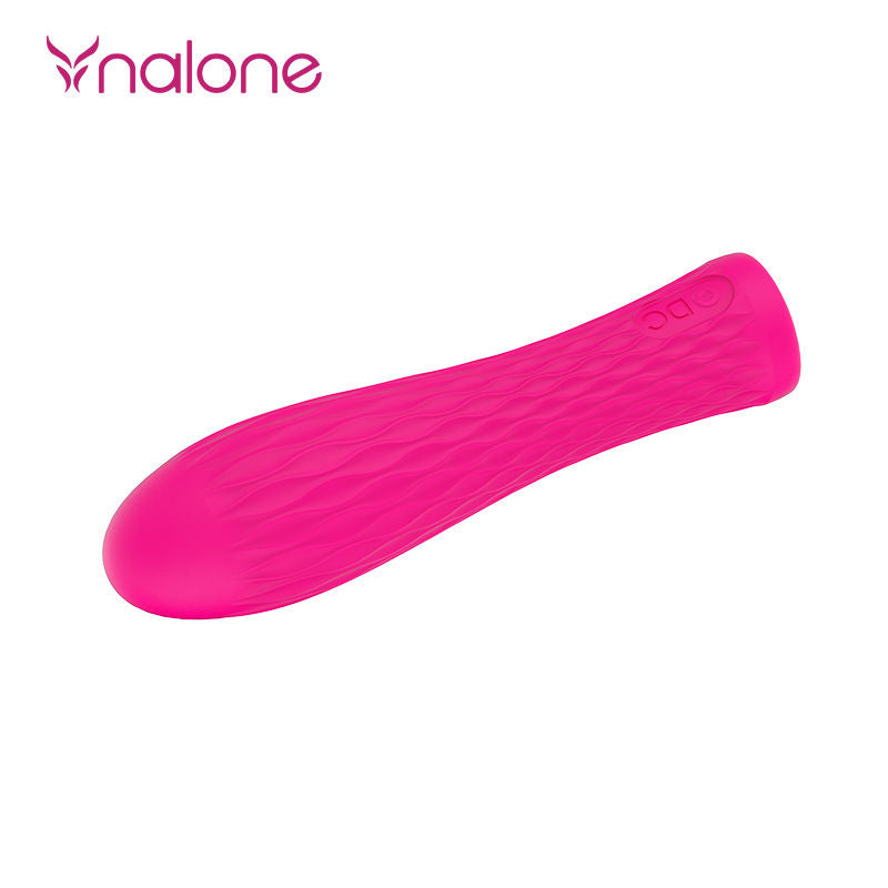 Mini vibromasseur point G incurvé en silicone — détail produit