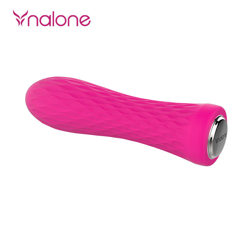 Mini vibromasseur point G incurvé en silicone — vue de profil