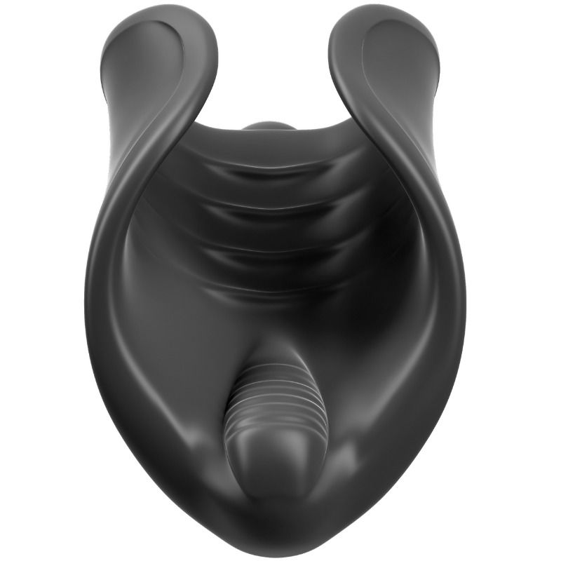 Stimulateur masculin vibrant en silicone flexible — vue de dos