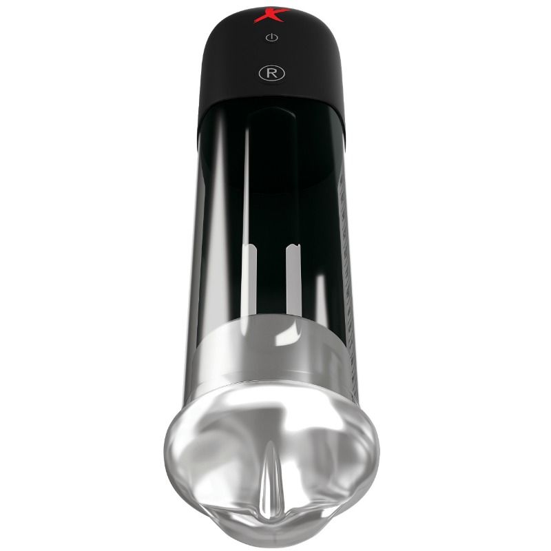 Pompe à pénis tube transparent à aspiration réaliste — vue principale