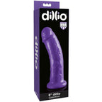 Gode réaliste ventouse violet — détail produit