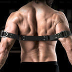 Entrave de biceps sangles nylon et acier inoxydable — vue de dos
