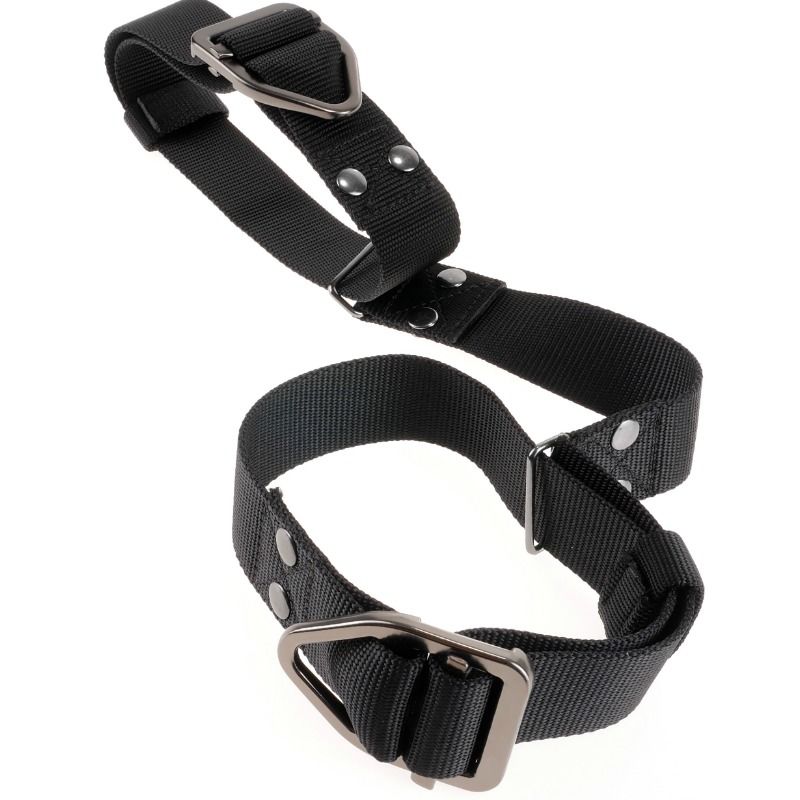 Entrave de biceps sangles nylon et acier inoxydable — détail produit