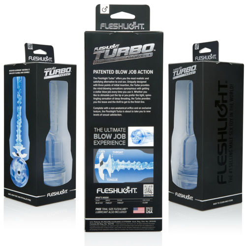 Turbo poussée bleu glace